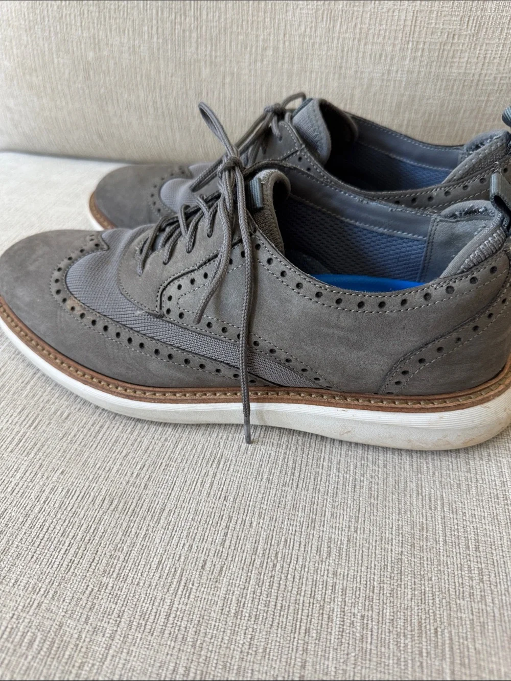 Clarks wingtip oxfords